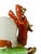 Palatial 21.5" Famille Rose Shouxing "Three Stars" Figurine – Hand-Painted Throne Masterwork With 360° Gold Gilt Artistry For Sale - Image 14 of 18