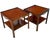 1960s 1960's Mid Century Kittinger Walnut Two-Tier Side Tables - A Pair For Sale - Image 5 of 13