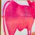 Western Country Cowboy Pink Longhorn Steer Original Oil Painting, in Teak Wood Frame by Tatiana Duperault For Sale - Image 4 of 5