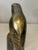 Stunning Mid Century Solid Brass Macaw Parrot Figure Regal Patina Decor Heavy For Sale - Image 12 of 12