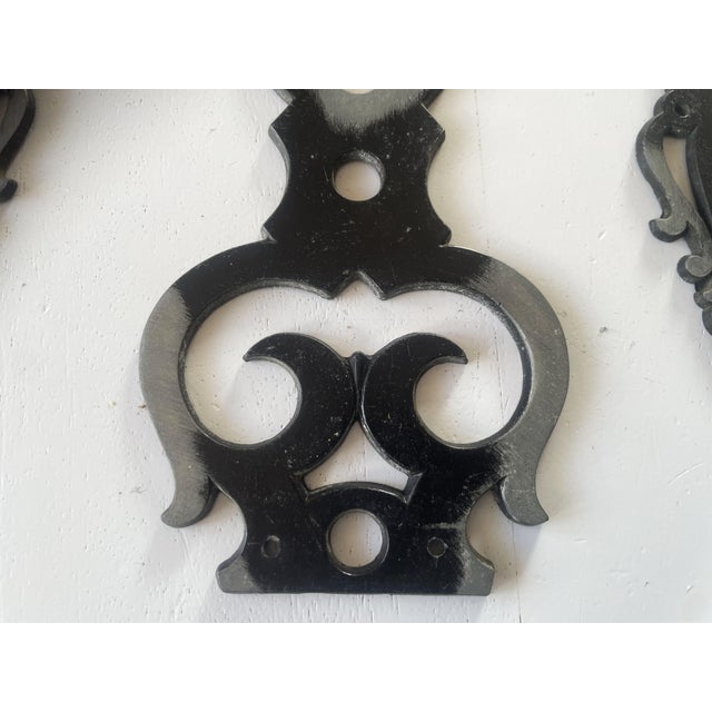 1980s Vintage Decorative Metal Elements, 1970s, Set of 12 For Sale - Image 5 of 8
