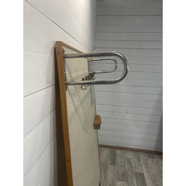 Vintage Wall Coat Rack by Drevocov Blatne, Slovakia, 1965, in Very Good conditions. Designed 1960 to 1969 This piece has...