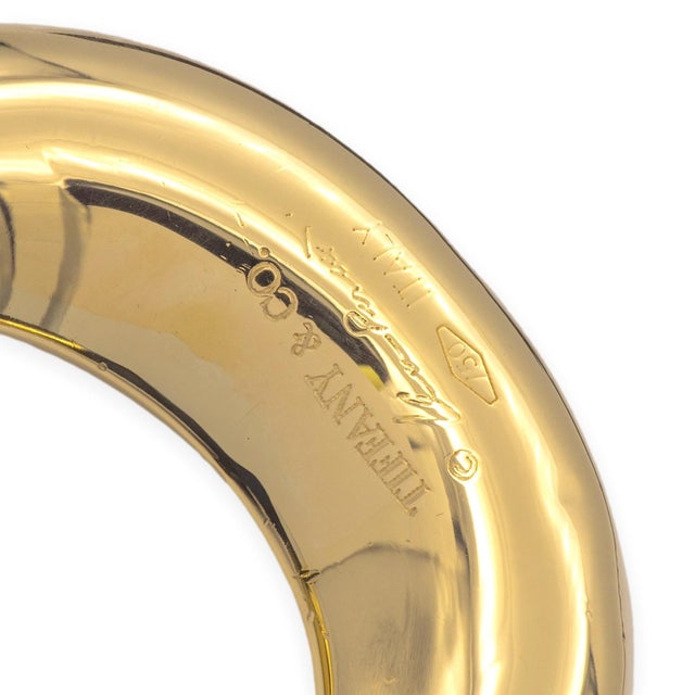 Mid 20th Century Mid 20th Century Tiffany & Co. Elsa Peretti Vintage Equestrian Horseshoe 18k Y Gold Buckle Belt For Sale - Image 5 of 9