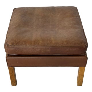 1970s Borge Mogensen Ottoman For Sale