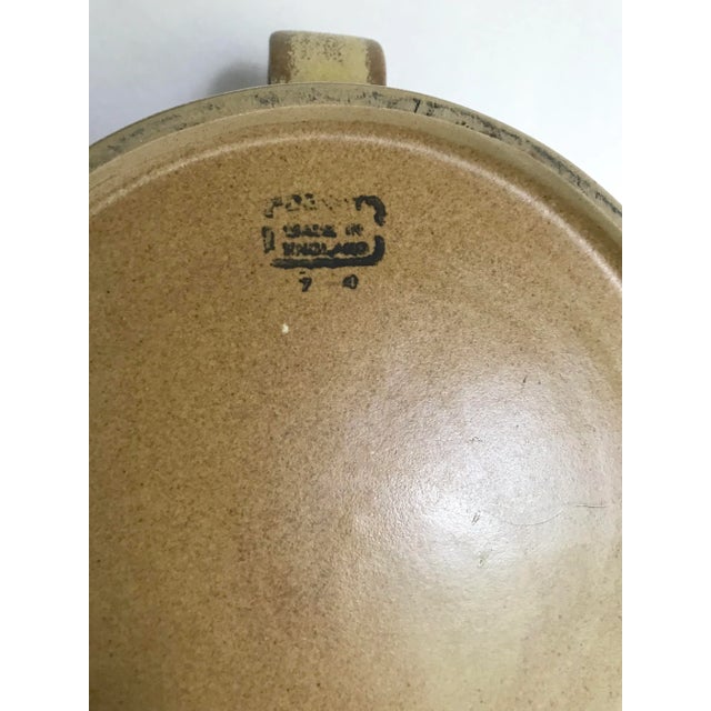 Mid-Century Modern Late 20th Century English Double Handled Lidded Pottery For Sale - Image 3 of 4