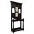 19th Century Antique English Victorian Carved Oak Hall Stand with Mirror For Sale - Image 3 of 12