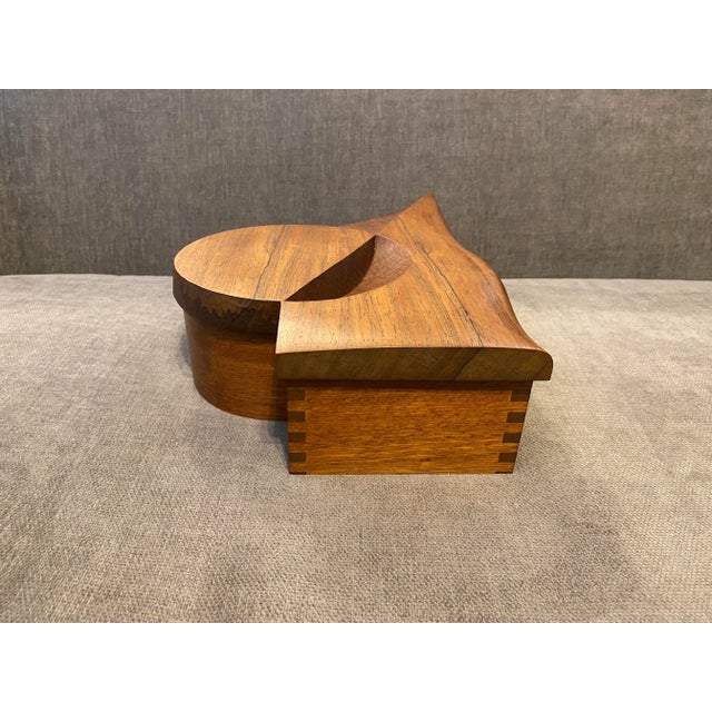 1973, William Keyser (1936-), Rosewood & Walnut Midcentury Post Modern Box, Signed For Sale In Memphis - Image 6 of 10