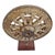 Antique Rustic Farmhouse Ox Cart Wheel on Stand For Sale - Image 4 of 7