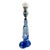 Twisted Cobalt Sommerso Crystal Table Lamp from Val Saint Lambert, 1953 For Sale - Image 6 of 10