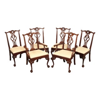 Henredon 'Rittenhouse Square' Chippendale Style Set of Six Dining Chairs For Sale