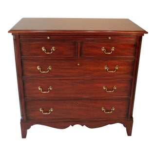 Solid Mahogany Chest by Henkel Harris Legacy Collection For Sale