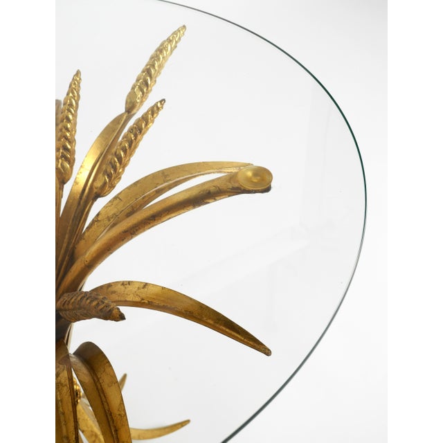 Mid-Century Gilded Floral Side Table with Glass Top by Hans Kögl, 1960s For Sale - Image 11 of 18