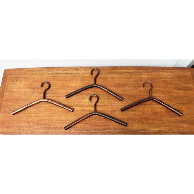 Vintage Wood Coat Hangers, 1970s, Set of 4 For Sale - Image 12 of 12