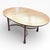 Contemporary Mid-Century Blonde Elm Oval Dining Table by Ercol For Sale - Image 3 of 9