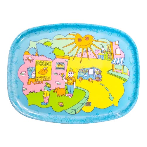 Italian Melamine Tray by Sergio Cascavilla for Alessi, 1997 For Sale