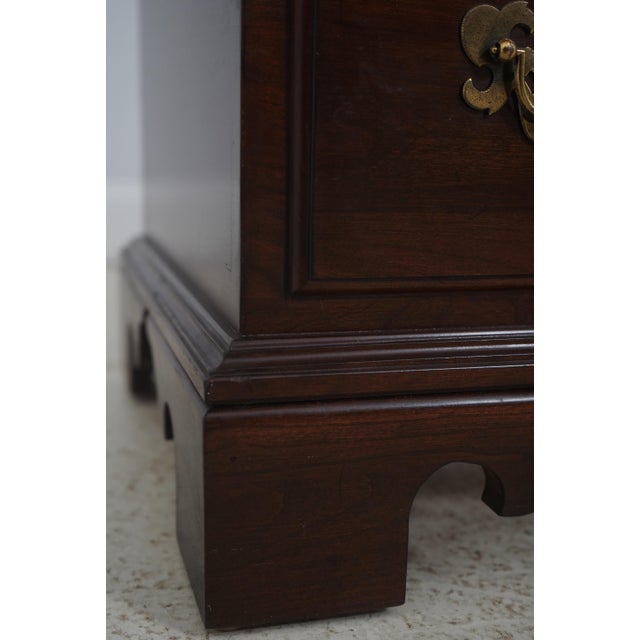 Ethan Allen Georgian Court Cherry Blanket Chest For Sale - Image 10 of 18