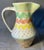 Folk Art Folk Art MacKenzie-Childs Aurora Hand-Painted Majolica Pitcher For Sale - Image 3 of 7
