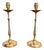 Antique Brass Candlesticks, 1900, Set of 2 For Sale