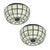 Mid-Century Modern Glass Flush Mount from Limburg, Germany, 1970s For Sale - Image 10 of 10