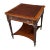 Traditional Square Mahogany End Table For Sale