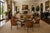 Louis XVI Carved Oak & Cane Barrel-Back Armchairs With Leopard Upholstery-Set of 6 For Sale - Image 11 of 13