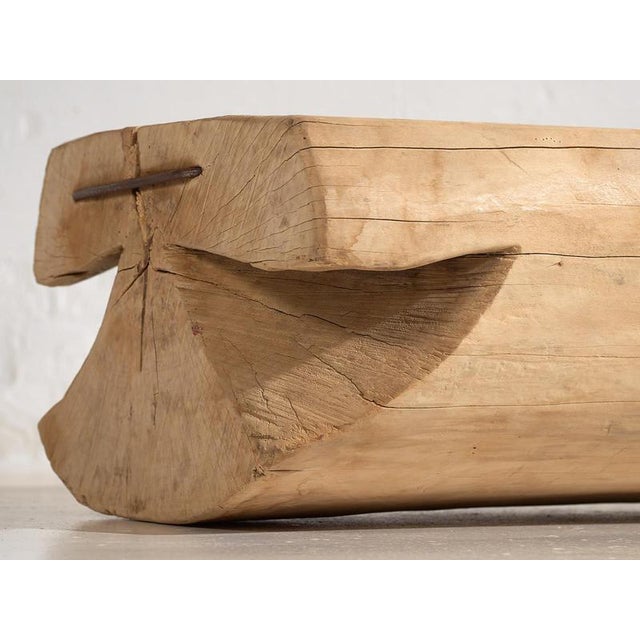 Rustic Garden Wooden Bowl, 1900s For Sale - Image 3 of 14