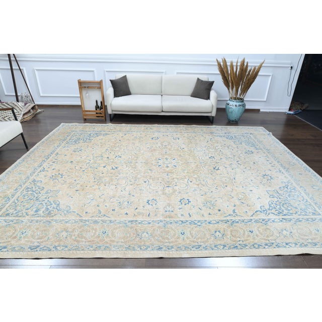 Vintage Persian Hand-Knotted area rug is a semi-antique vintage area rug. The '70s Eastern region of Anatolian's unique...
