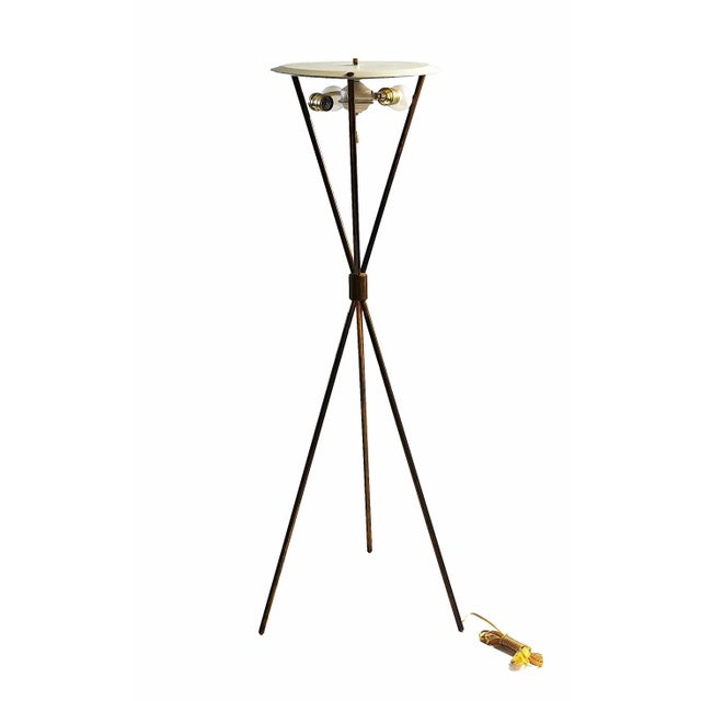 Tripod Lamp Th Robsjohn Gibbings for Hansen Lighting Co. For Sale - Image 9 of 10