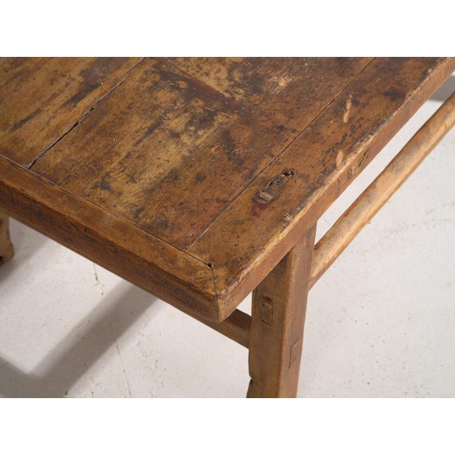 Chinese Low Table in Pine For Sale - Image 3 of 10