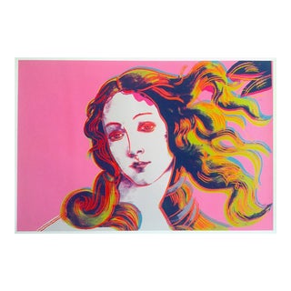 Andy Warhol Foundation Offset Lithograph Print Pop Art Poster " Birth of Venus " 1984 For Sale
