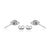 Minimalist 1.08ct Pear-Cut Blue Sapphire & Diamond Stud Earrings 14k Gold- A Pair For Sale - Image 9 of 15