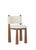 New Set of 8 Contemporary Wood Dining Chairs With Cone Legs in White Boucle For Sale - Image 10 of 10