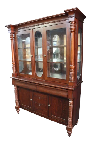Lane Mahogany 2-Pc China Cabinet