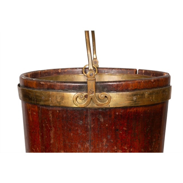 Regency Mahogany Plate Buckets - a Pair For Sale - Image 10 of 12