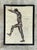 Framed Figurative Drawing on Paper For Sale - Image 10 of 14