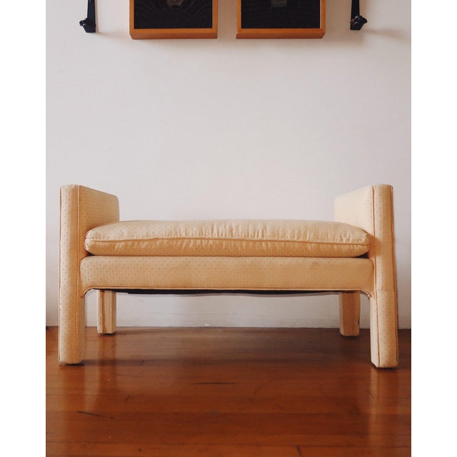 Karl Springer Style Parsons Bench, Circa 1980s For Sale - Image 9 of 15