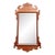 Vintage Chippendale Style Mahogany Mirror With Beveled Glass For Sale