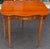 Late 19th Century Pair of 19th Century Federal Satinwood Inlaid Mahogany Fold Top Card or Console Tables For Sale - Image 5 of 15