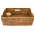 Artifacts Rattan Rectangular Shelf Basket with Side Handles in Honey Brown - 16" For Sale - Image 4 of 8