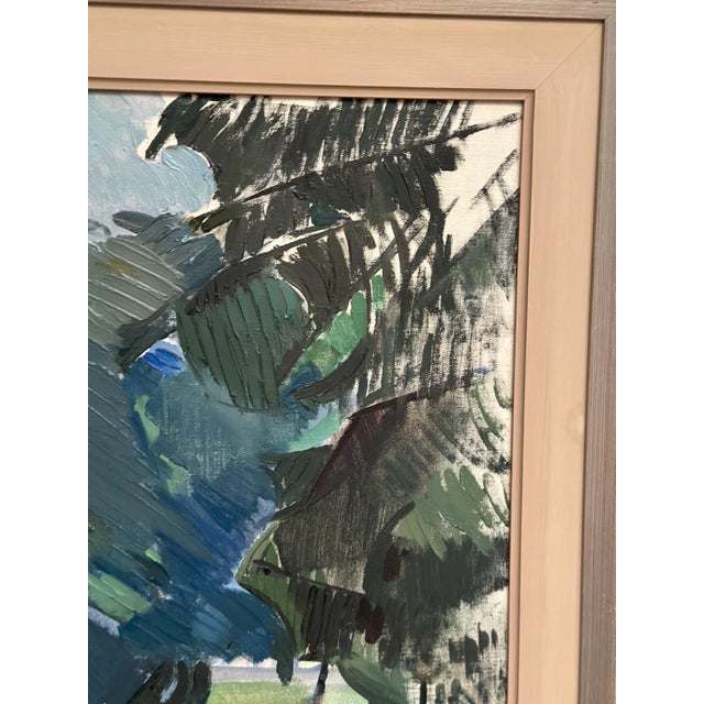 Mid-Century Modern Gustav‑Adolf Johansson, Abstract Forest, 1960s, Oil on Canvas, Framed For Sale - Image 3 of 15