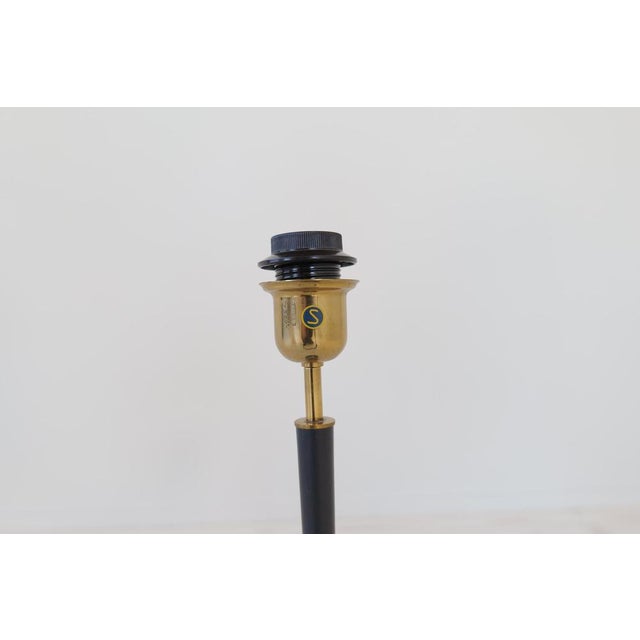 Mid-Century Table Lamp in Brass and Cast Iron from ASEA, Sweden, 1950s For Sale - Image 14 of 17