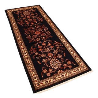 Middle Eastern Sarough Runner Rug For Sale