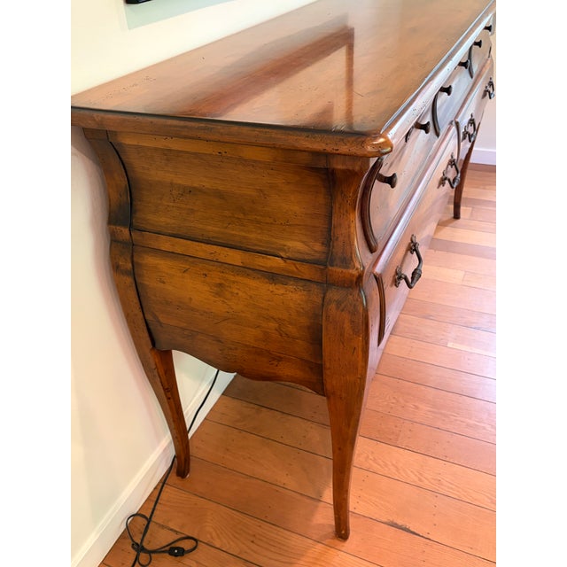 Brown French Provincial Henredon Sideboard For Sale - Image 8 of 8