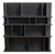 BoConcept Como System Lacquered Charcoal Gray Contemporary Shelving Unit For Sale