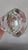 Vintage Tall Faceted Crystal-Glass Salt and Pepper Shakers With Silver-Tone Caps For Sale - Image 14 of 16