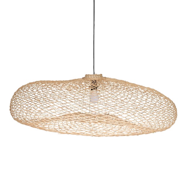 Bora Bora Natural Rattan Chandelier For Sale