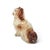 Victorian Late 19th Century English Staffordshire Glass-Eyed Spaniel Mantel Dog For Sale - Image 3 of 13