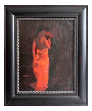 Shamsi Ali, The First Kiss, 2008, Acrylic on Canvas