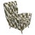 Textile Mid-20th Century Single Italian Modernist Lounge Chair For Sale - Image 7 of 18