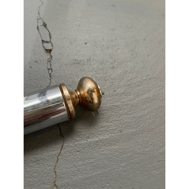 1980s Vintage Glass End Tables With Chrome Base - a Pair For Sale - Image 12 of 13